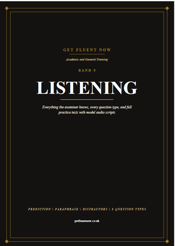 IELTS Listening Band 9 Masterclass cover