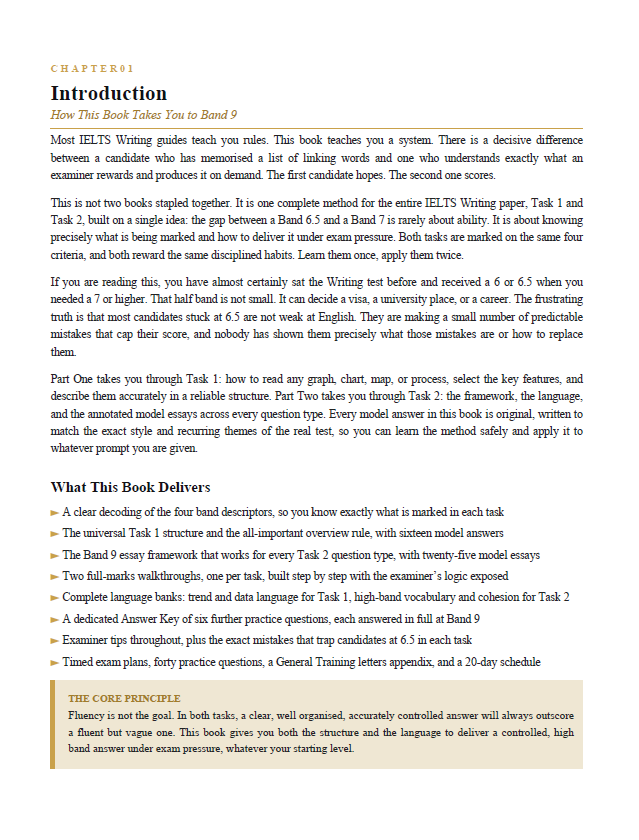 IELTS Writing Band 9 Masterclass sample interior page